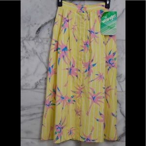 TRUE VINTAGE WRANGLER BUTTON DOWN SKIRT DEADSTOCK